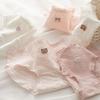 Ladies' Breathable Cartoon Cotton Underwear - Comfortable Antibacterial Waistband Triangle Pants