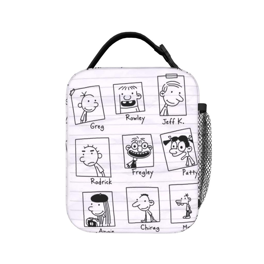 Diary Of A Wimpy Thermal Insulated Lunch Bag for Picnic Portable Food Bag Men Women Thermal Cooler Lunch Boxes
