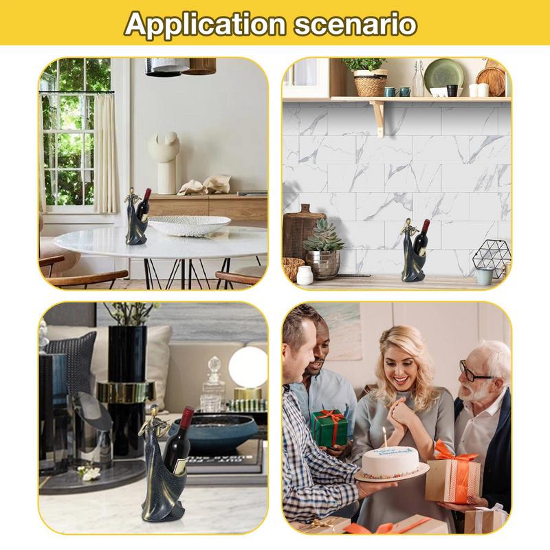 Spritflaska Hållare Mångsidig Vinflaska Display Hållare Bordsskiva Vinställ Kreativt Kök Vin Organizer Vin Förvaring