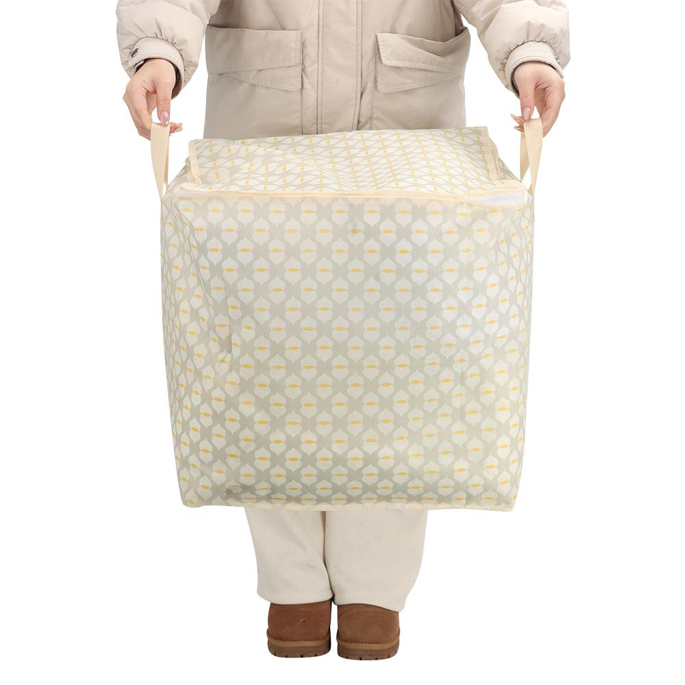 Clothes Organizer Clothes Storage Bins with Handle Moving Storage Quilt Bag  for Home