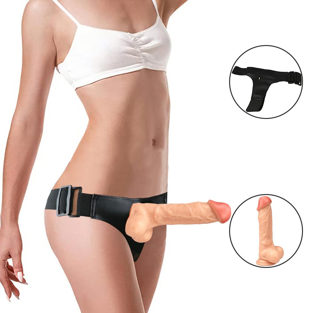 Big Dildo Realistic Penis Soft Strapon Dildo Sex Toys for Woman Big Penis Female Masturbation Sex Toys 18+ for Adults