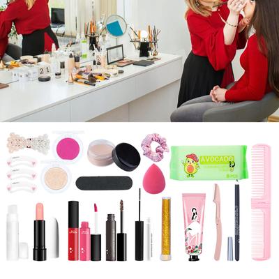 Make-up-Set für Mädchen im Alter von 12–17 Jahren, Make-up-Sets, Kosmetikset, Reise-Make-up-Geschenkset, inklusive Haar-Accessoires-Set für Mädchen, perfekt für Anfänger, 10 ml