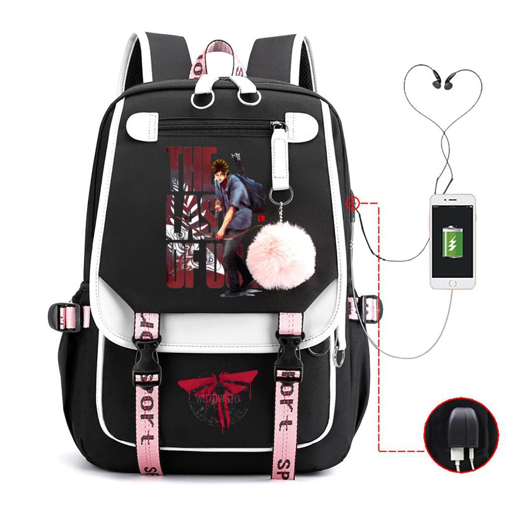 The Last of Us Printed Youth Leisure Travel Backpack Multifunctional Student School Bag