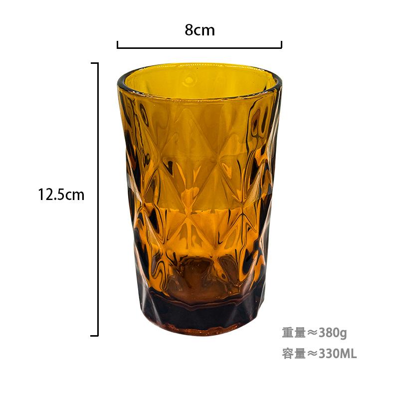 330 Ml Water Glass for Juice Beer Tea Milk Wine Drinking Drinkware for Cold Drink Glasses Family and Friends Party