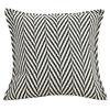 Luxury Black White Chenille Jacquard Pillowcase Vintage Farmhouse Cushion Cover Premium Ins Style Sofa Decor
