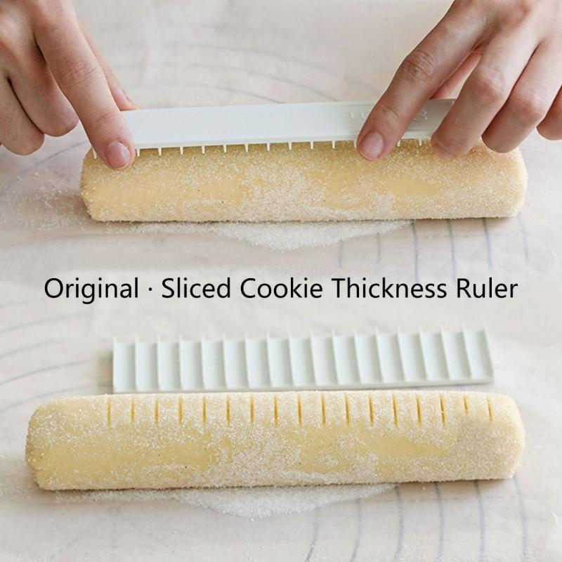 652F 8Pcs Cake Roll Ruler Uniform Division Mold Graduated Scale Balances Ruler Pastry Baking Kitchen Dessert Making Tool