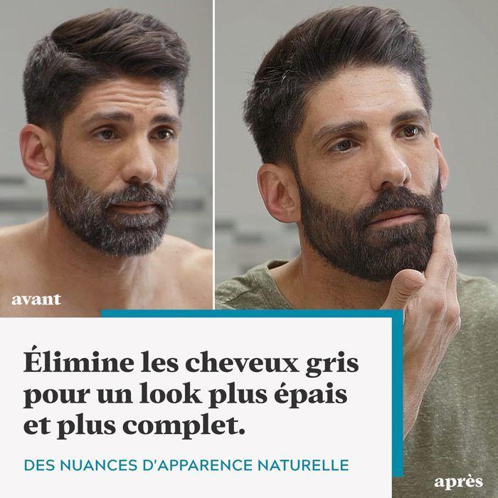 Coloration gel moustache et barbe - JUST FOR MEN - Châtain foncé - Sans ammoniaque - Mixte - Adulte