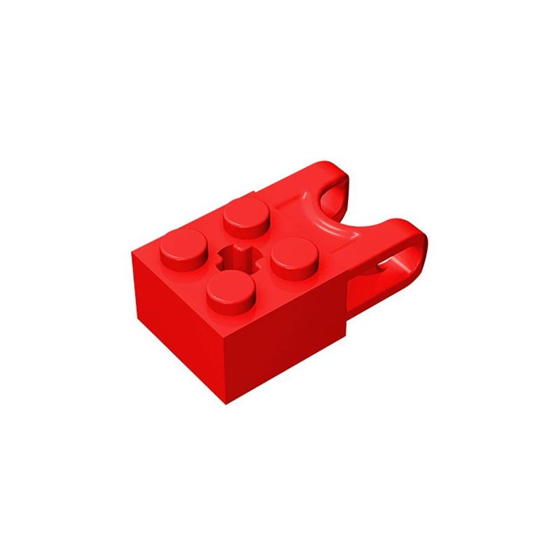 

10pcs 92013 2x2Ball Socket Wide Axle Hole Building Blocks MOC Accessories Compatible with Brick Children Toys Gift 10pcs красный