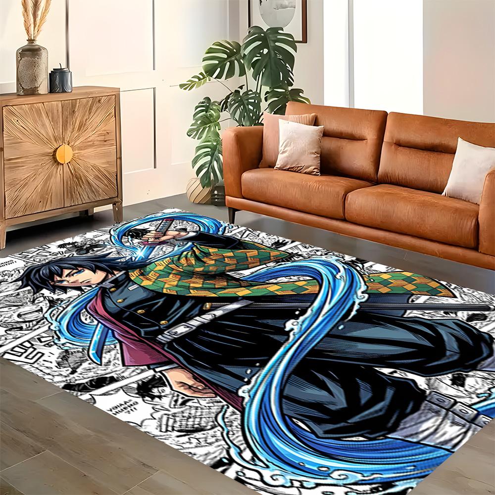 Demon Slayer rug for Living Room rug, Bedroom, Study Room, Hallway Decoration, Perfect for Home Decoration or Holiday Gifts