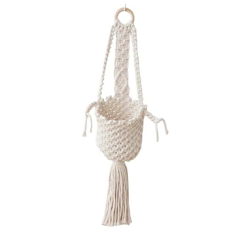 

Plant Hanger Indoor Hanging Plant Basket Decorative Flowers Holder Stand for Indoor Outdoor Home Hanging Decorations 1