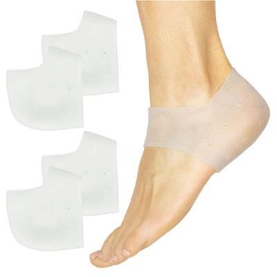 2 Pairs Moisturizing Silicone Gel Heel Sleeve Cracked Foot Skin Care Protector