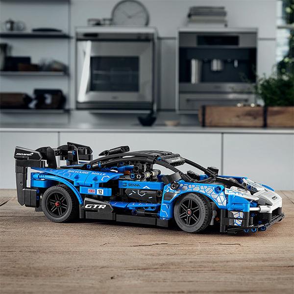 LEGO Technology Mechanical Set McLaren Sena GTR Racing, Sports Car Hobby Model Building Blocks 830 42123