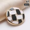 10 Stück 18/21/25mm Blume Perle Gold Kunststoff Schaft Knöpfe für Damen Bekleidung Jacke Pullover Nähzubehör Scrapbooking