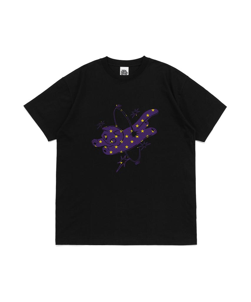 NEWKITSCH Dream Cat Short Sleeves (Black)