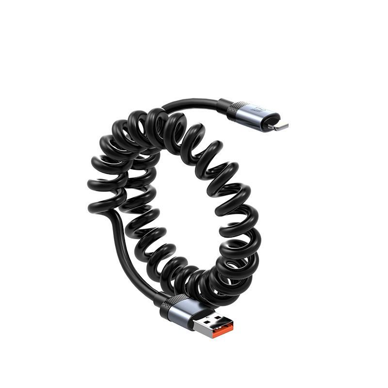 100W Dual Type-C Fast Charging Retractable Cable for Apple & Huawei Honor