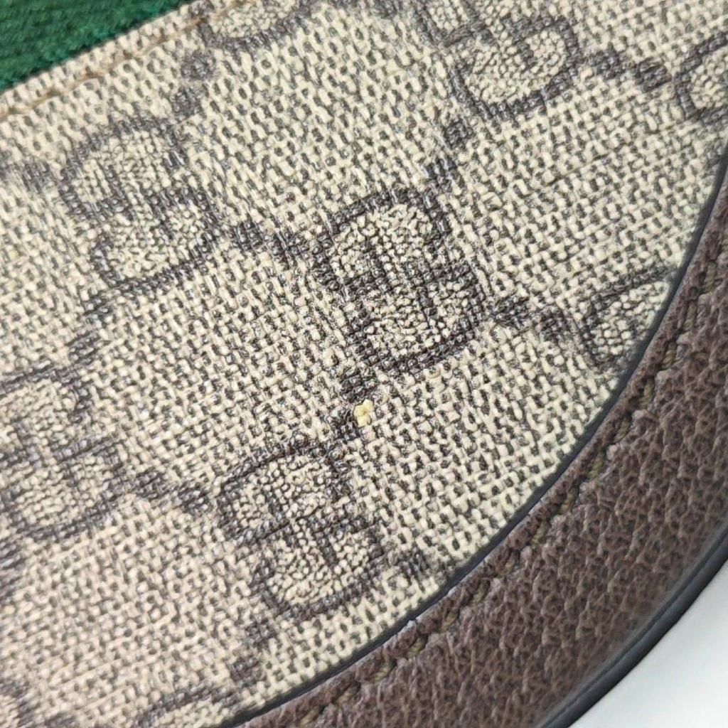 [Pre-Owned] Gucci Ophidia GG Mini Round Bag 'Beige' - Very Good #RC35TA