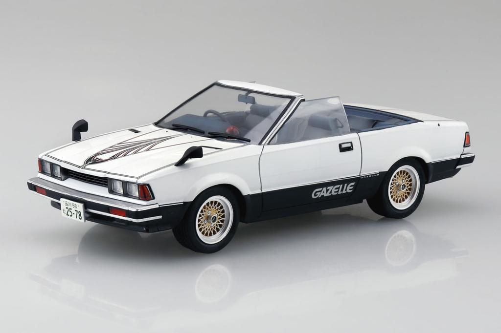 Aoshima Bunka Kyozai Seibu Keisatsu Chief Gazelle Scale Plastic Model Car No.6 Kogure's 1/24