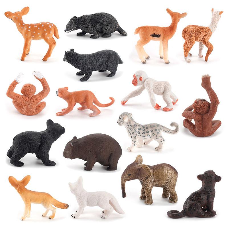 Badger Deer Realistic Animal Action Figures Pvc Toy For Childrens Learning Decor