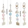 Artistic Resin Kite Keychain With Wind Chime Keyring With Swinging Ornament Handmade Camera Strap Accessory