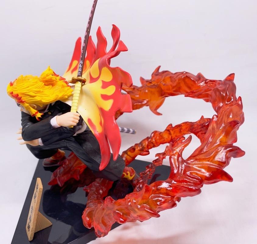 Demon Slayer Action Figures Kamado Tanjirou Rengoku Kyoujurou Anime Figure Collect Decoration Figurine Children Model Toy Gift