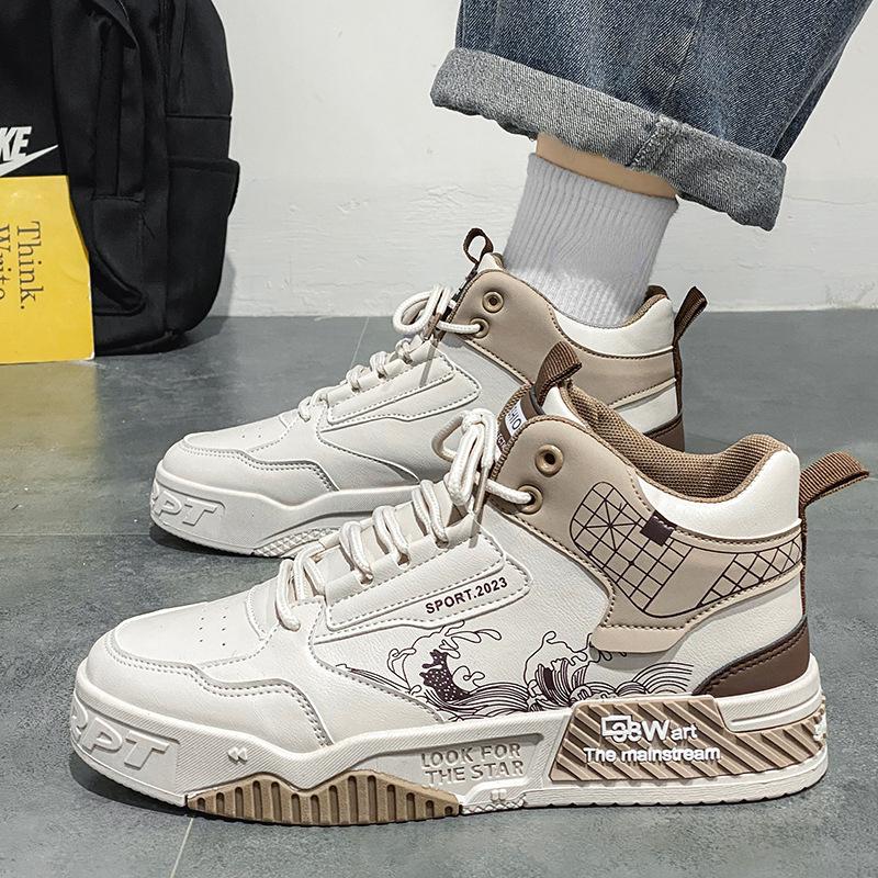 Pánské boty Ležérní Tenisky Kožené mokasíny Skateboard Móda Platforma Outdoor Sport Běh Luxusní Designový Tenis Ploché