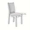 1PC Stretch Dining Chair Seat Covers Spandex Elastic Upholstered Chairs Cushion Cover Removable El Party Chair Slipcovers