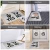 Going To The Toilet Doormat Mat Anti-Slip  Kitchen Bath Toilet Rug Carpet 40*60cm