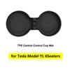 Cup Pad For Tesla Model 3 Y YL Juniper Standard Highland 2026 Center Console TPE Anti-Slip Cup Coaster Holder Mat Accessories