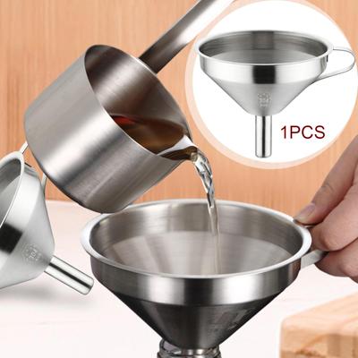 304 Stainless Steel Funnel Cooking Oil Liquid Food Grade Kitchen Multiuse