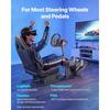 VEVOR Racing Wheel Stand, Heavy-Duty Simulator Cockpit Steering Wheel Stand, Fit Logitech G25, G27, G29, G920, G923, Thrustmaster T300RS, TX F458