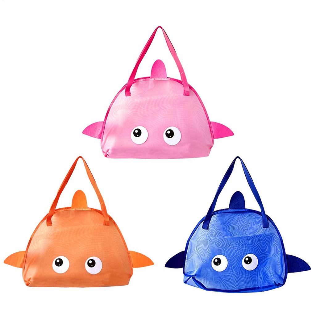 Mesh Beach Bag Large Capacity Beach Tote Pocket For Family Pool Bag For Toys Vacation Travel Beach Must Haves Toys Bags
