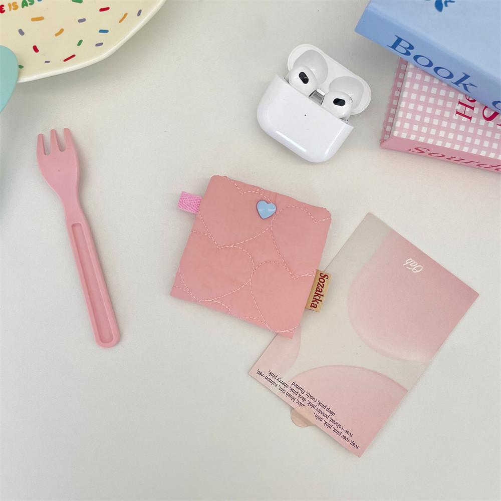 Student Earphone Case With Polyester Material Portable Organizer For Girls
