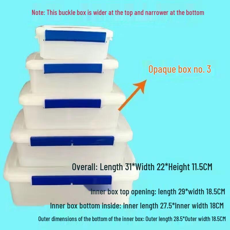 Jiemengzhe Rectangular Food Storage Container