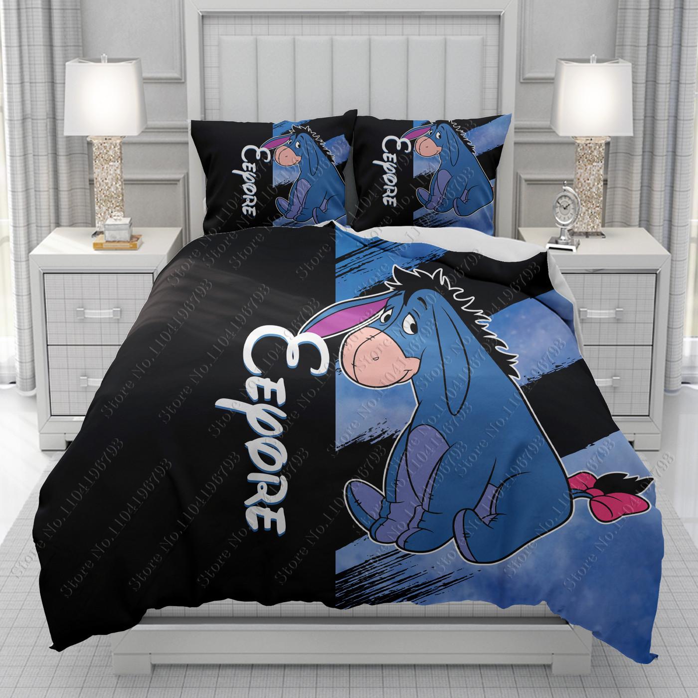 

Вінні Пух Іа-Іа Підковдра Чоловіки Жінки/Діти Дитячий Принт Мультяшний Комплект Постільної Білизни Ковдра Ліжко М який Дропшипінг 260x240cm 3pcs