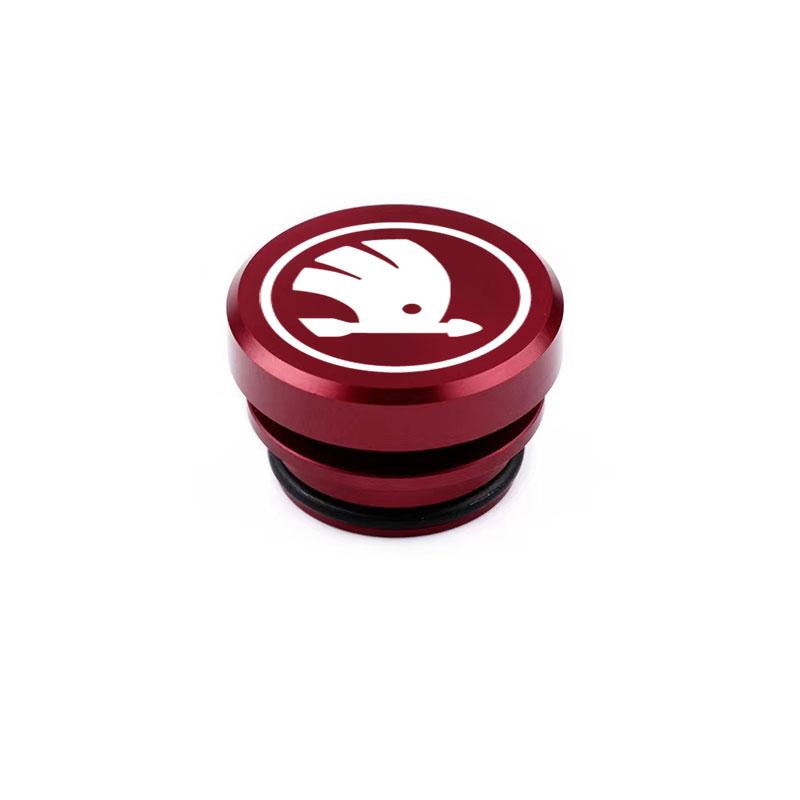 

2026 Hot Universal Aluminum Alloy Ignition Cap Button Car Cigarette Lighter Cover 12V Replacement Dustproof Plug For Skoda and M красный
