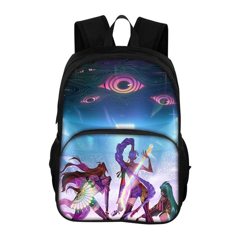 Hunter Witch Group Kpop Backpack With Breathable Polyester Durable Material For School Students