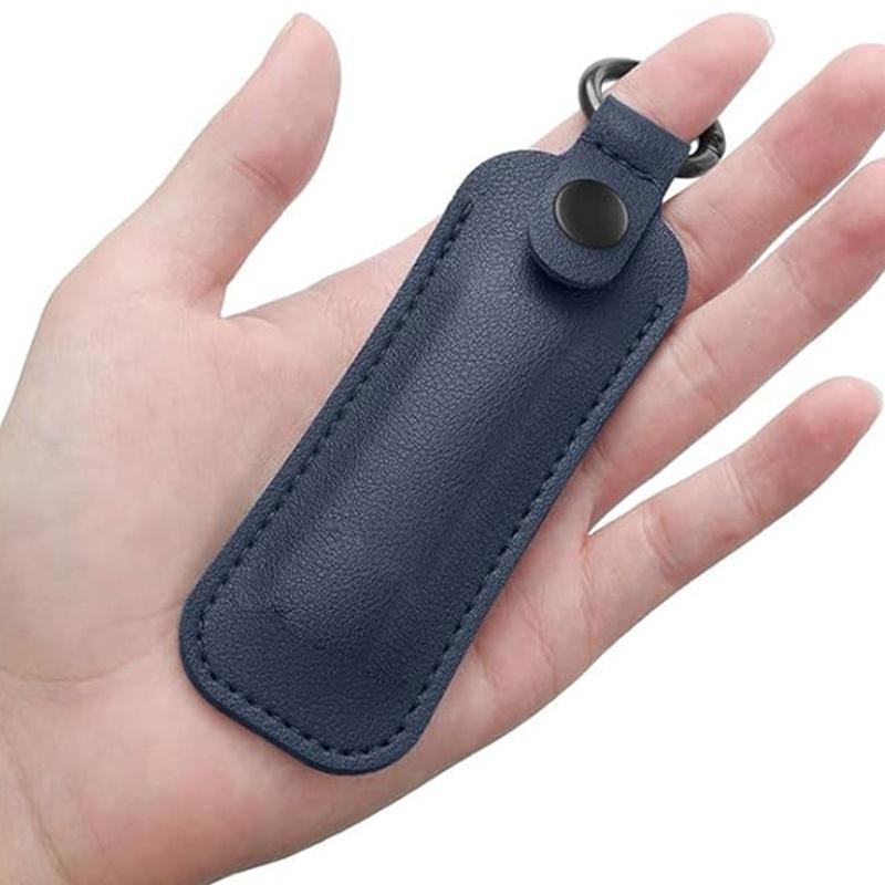 Leather U Disk Pouch Key Ring Holder Usb Flash Drive Storage Bag Pendrive Protective Cover Memory Stick Case
