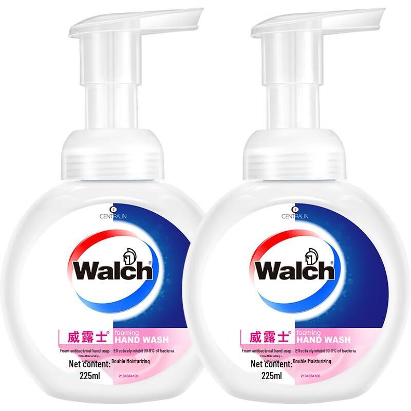 

Walch Foaming Antibacterial Hand Wash, 2x225ml, Moisturizing