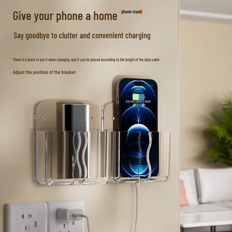 Wall-Mounted Air Conditioner & TV Remote Storage Organizer