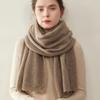 Women's 100% Pure Cashmere Hollow Knitted Scarf - Warm & Fashionable for Autumn/Winter