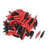 20pcs 28MM Metal Alligator Clip G98 Crocodile Electrical Clamp Testing Probe Meter Black Red with Plastic Boot Car Auto Battery