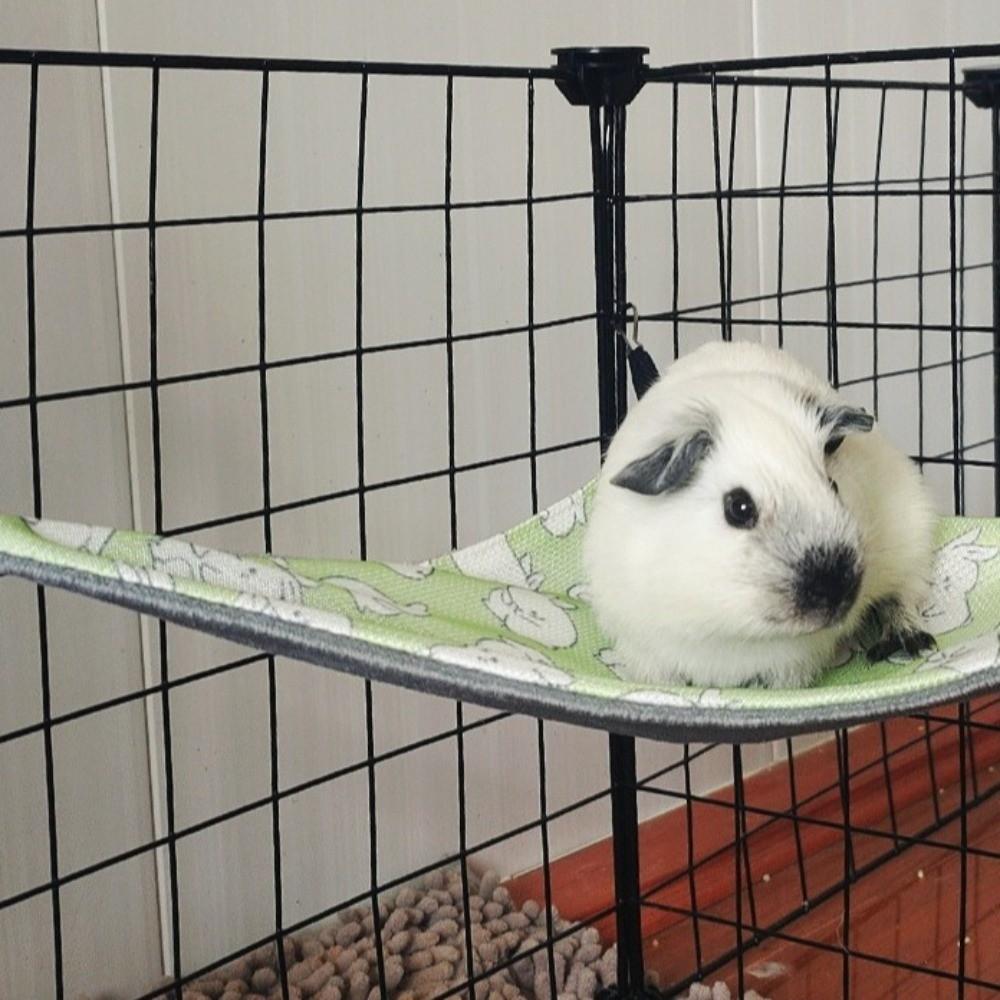 Breathable Hamster Triangle Hammock Skin-Friendly Pet Hammock Nest Guinea Pig Nest  Habitat