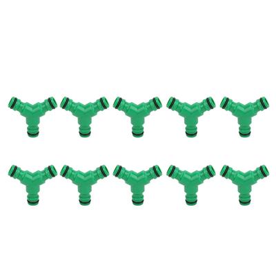 10 PZ Raccordo a 3 vie per tubo dell'acqua Adattatore connettore a Y Raccordo per irrigazione da giardino
