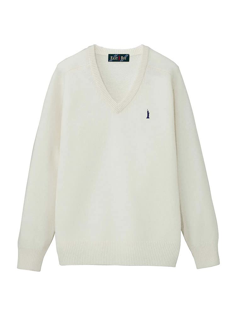 

Свитер шерстяной пуловер 3206502 x Navy [East Boy] 7G женский Off-White (900)