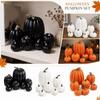 7-delige Halloween Kunstpompoen Set Realistische Textuur Decoratieve Display voor Seizoensgebonden Huis- en Evenementdecoratie Binnen Buiten Gebruik
