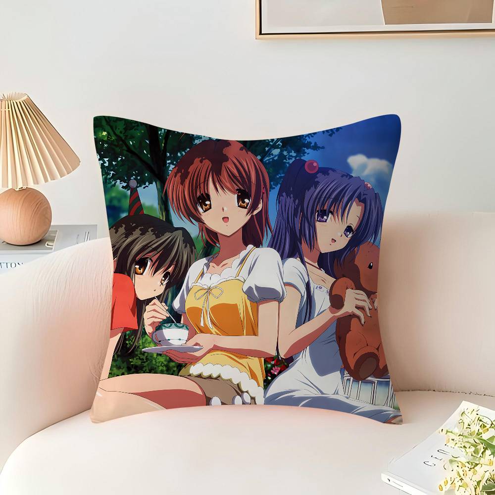 Anime C-CLANNAD Kuddfodral i tum, bondgårdsdekor, heminredning, kuddfodral för soffdekorationer