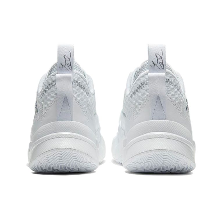Air Jordan Why Not Zer0.3 PF Triple White Men Sneakers Metallic-Silver Black CD3002-103