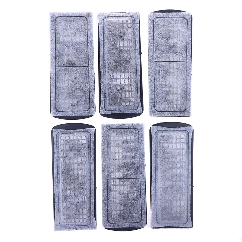 6 Stück Aquarium Filterwatte Ersatz Wandmontiertes Filterzubehör Für Aquarien Aquarium Kohlefilterwatte Fischfilter