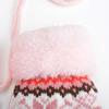 Soft Knitted Yarn Winter Gloves Full Finger With Halter Children Mittens Thickened Warm Gloves Boys Girls