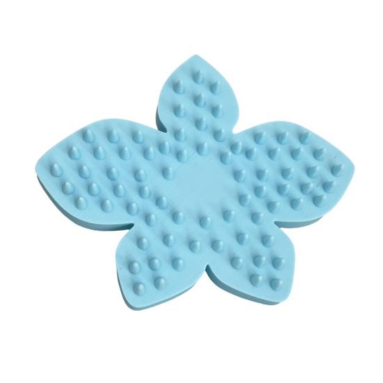 Scalp Massager Comb for Cats Dogs 3D Printed Flower Shaped Head Scratcher Scalp Massager for Stress Relief Pet Grooming